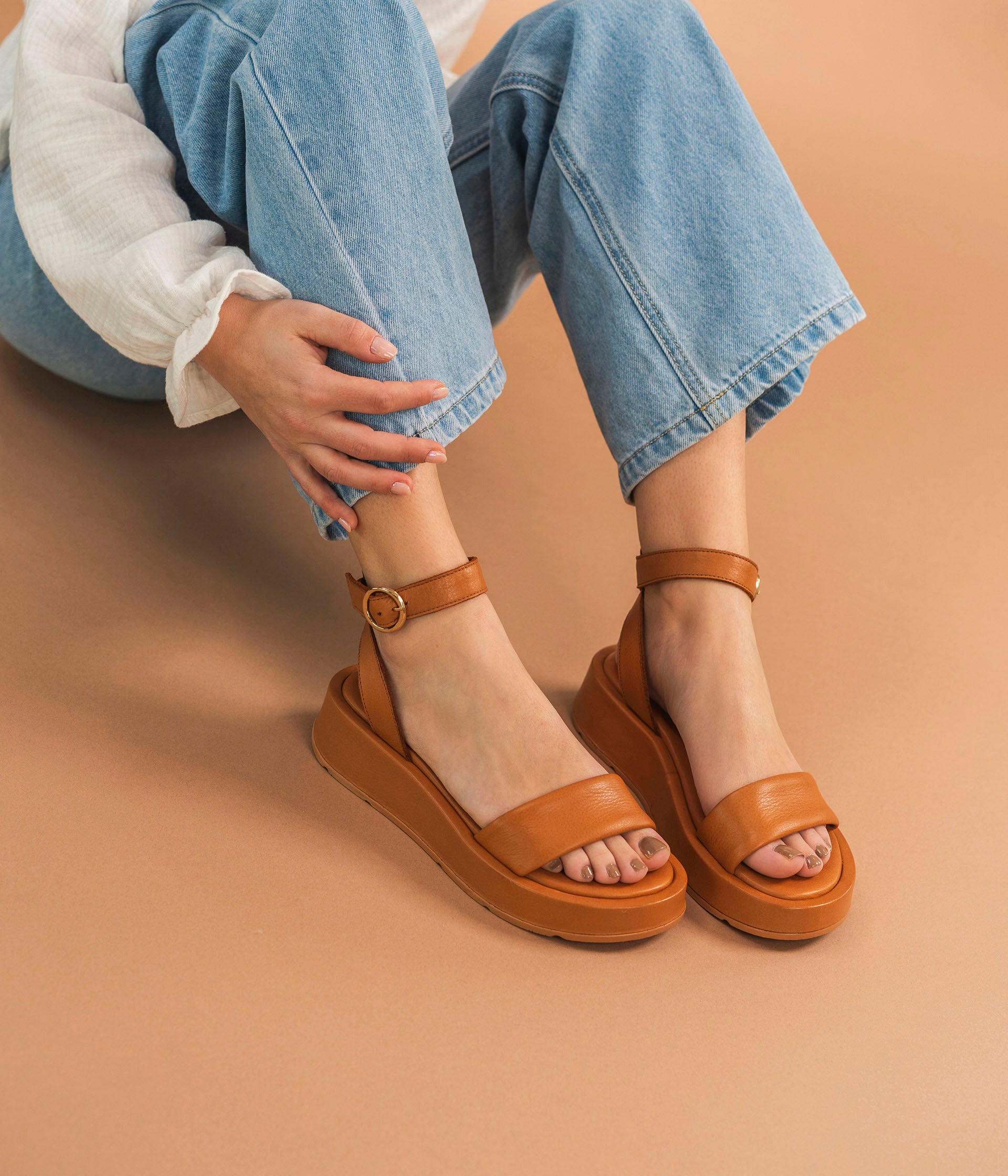 GANDHI CAMEL SANDAL Sandals WOMEN Bocage