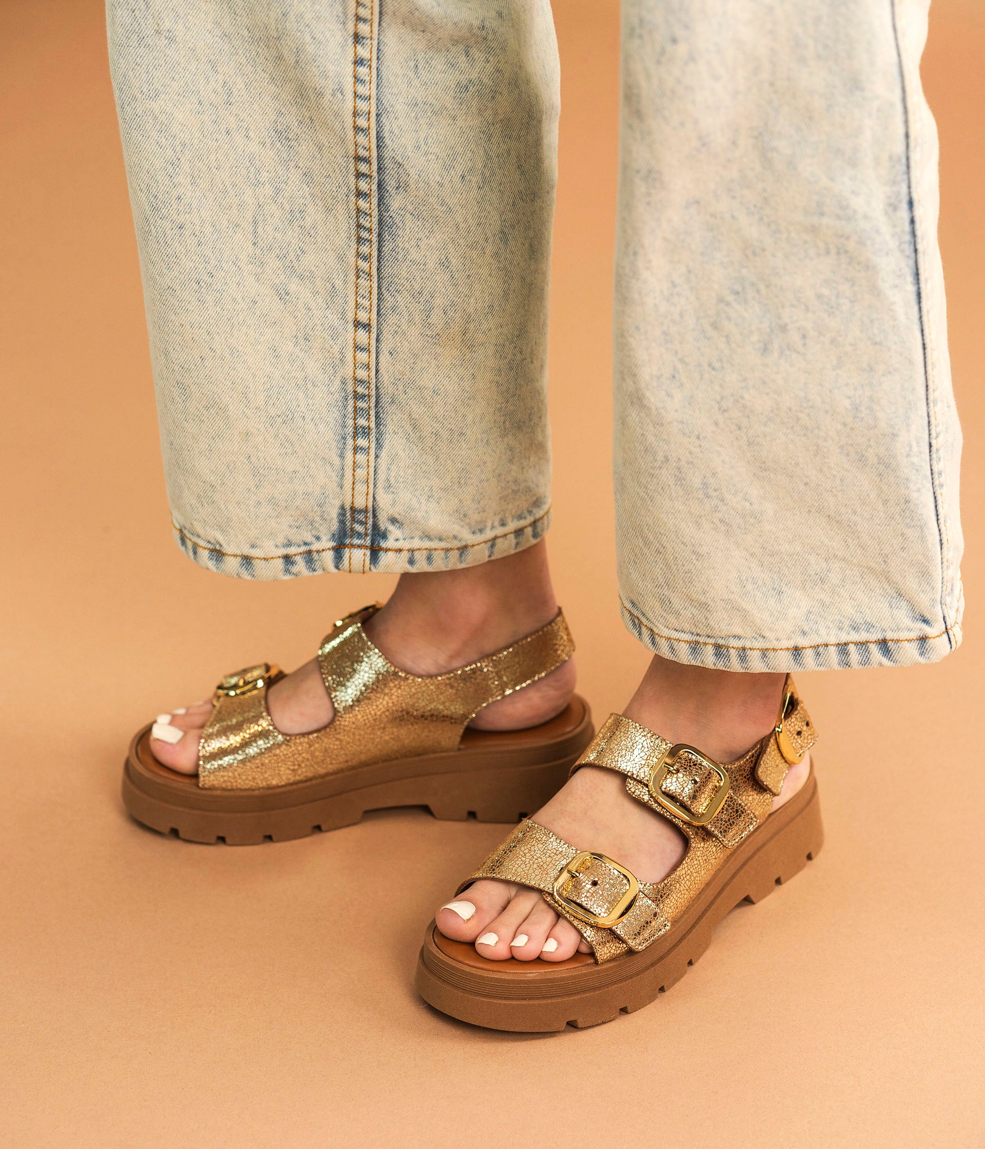 Sandal plat hot sale