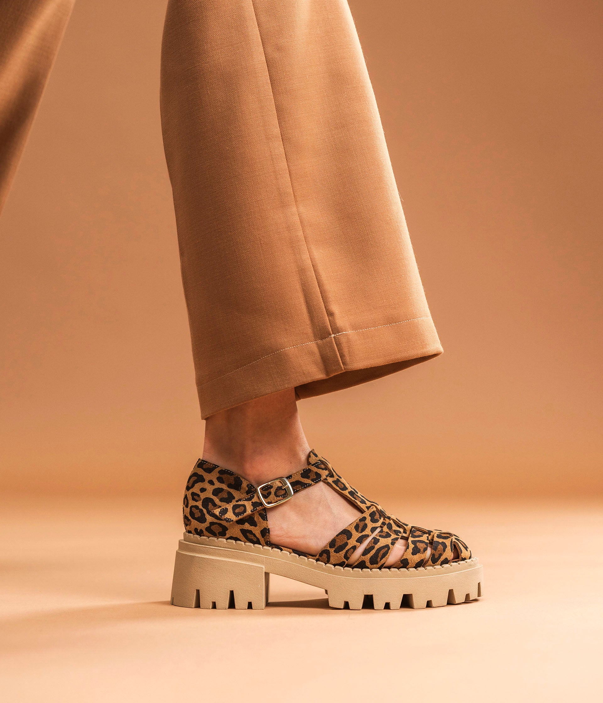 Leopard sandals clearance