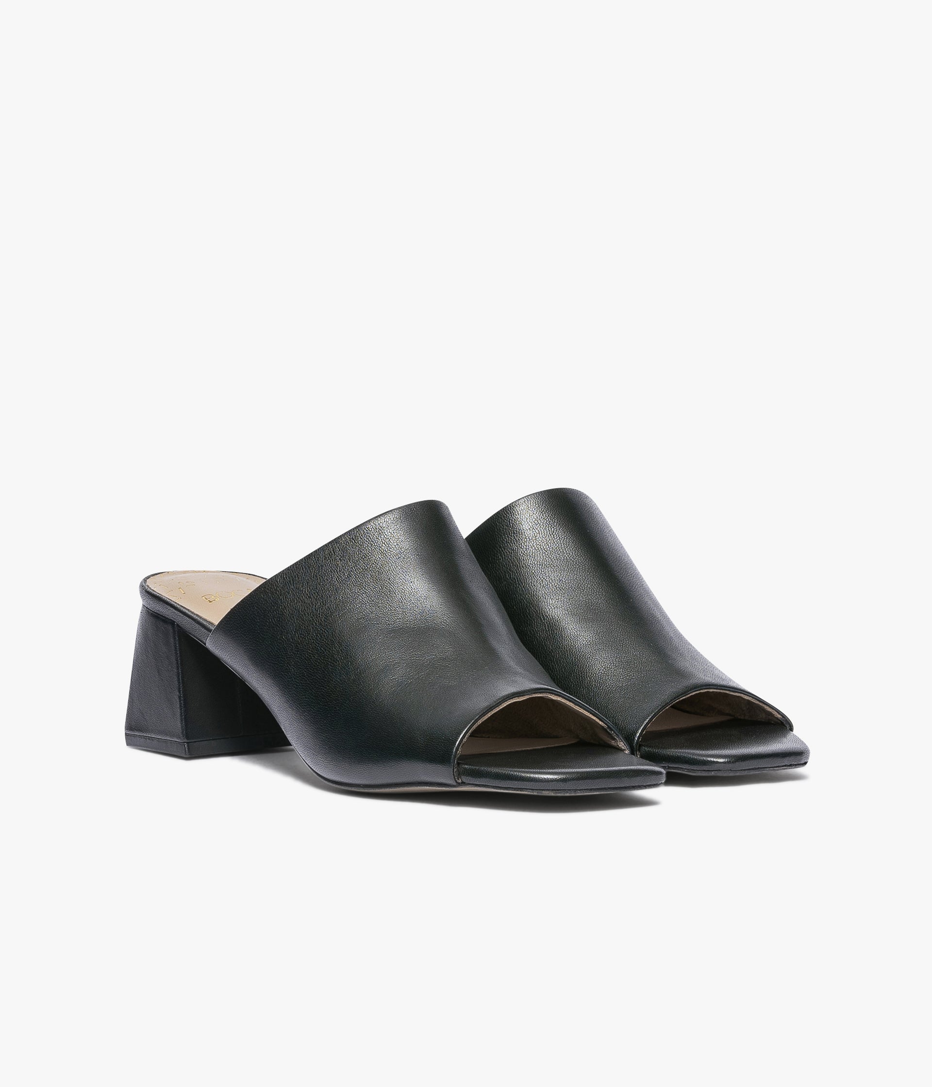 Mule sandals black store