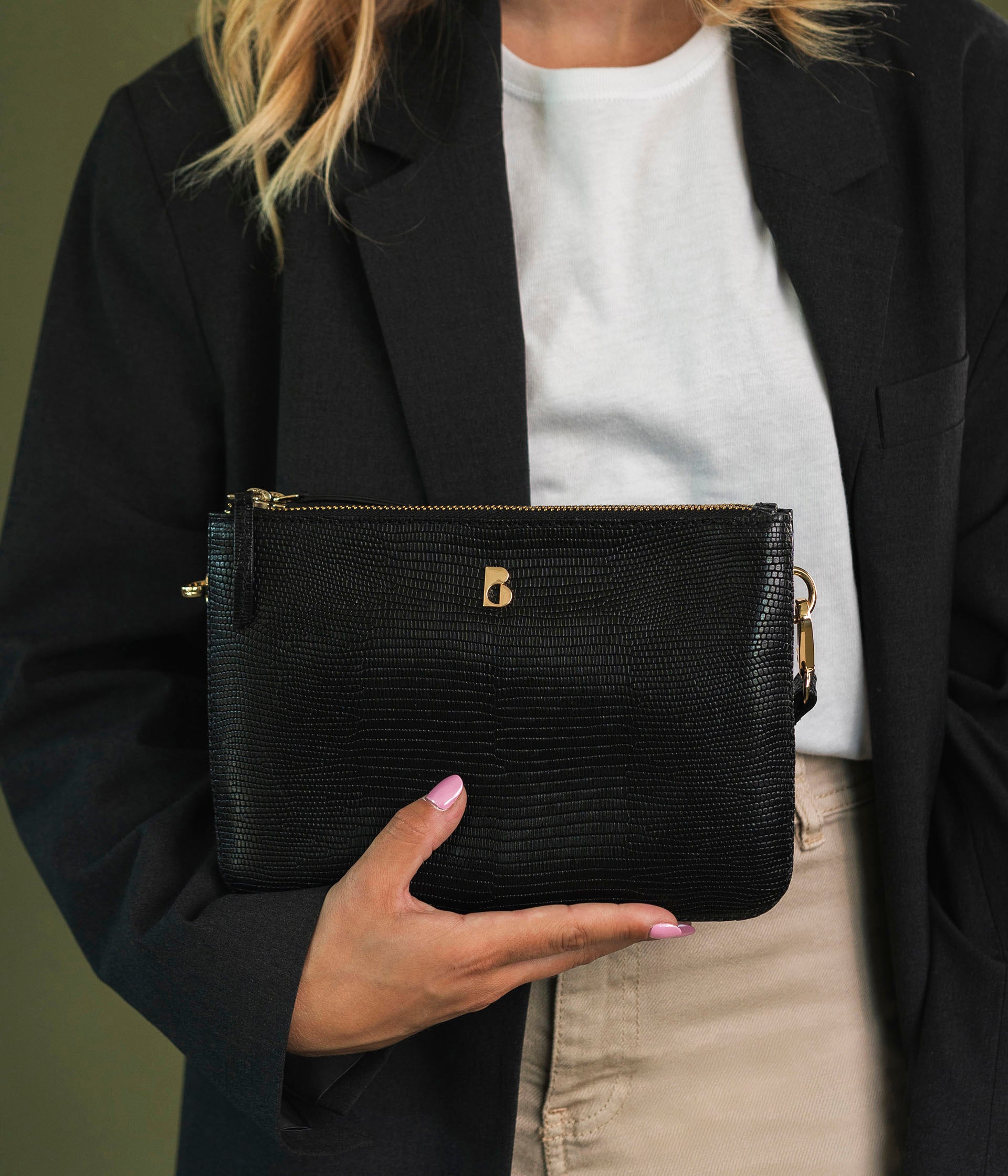 BLACK AMOUR BAG Medium size LEATHER GOODS Bocage