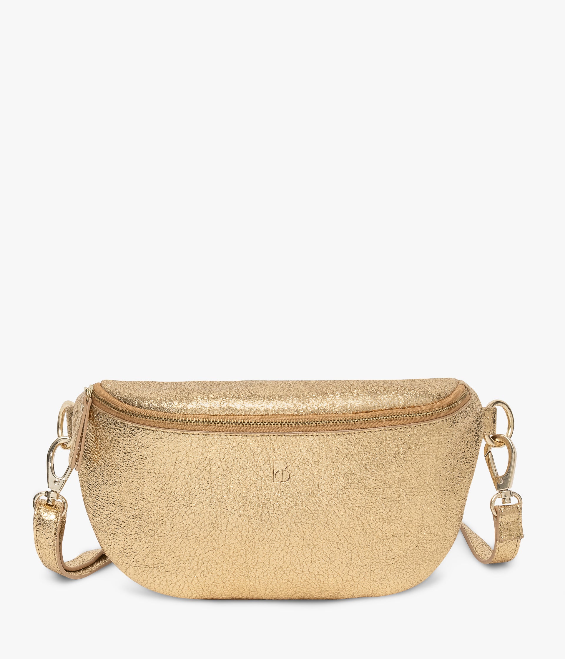 GOLD ALBANO BELT BAG Medium size LEATHER GOODS Bocage
