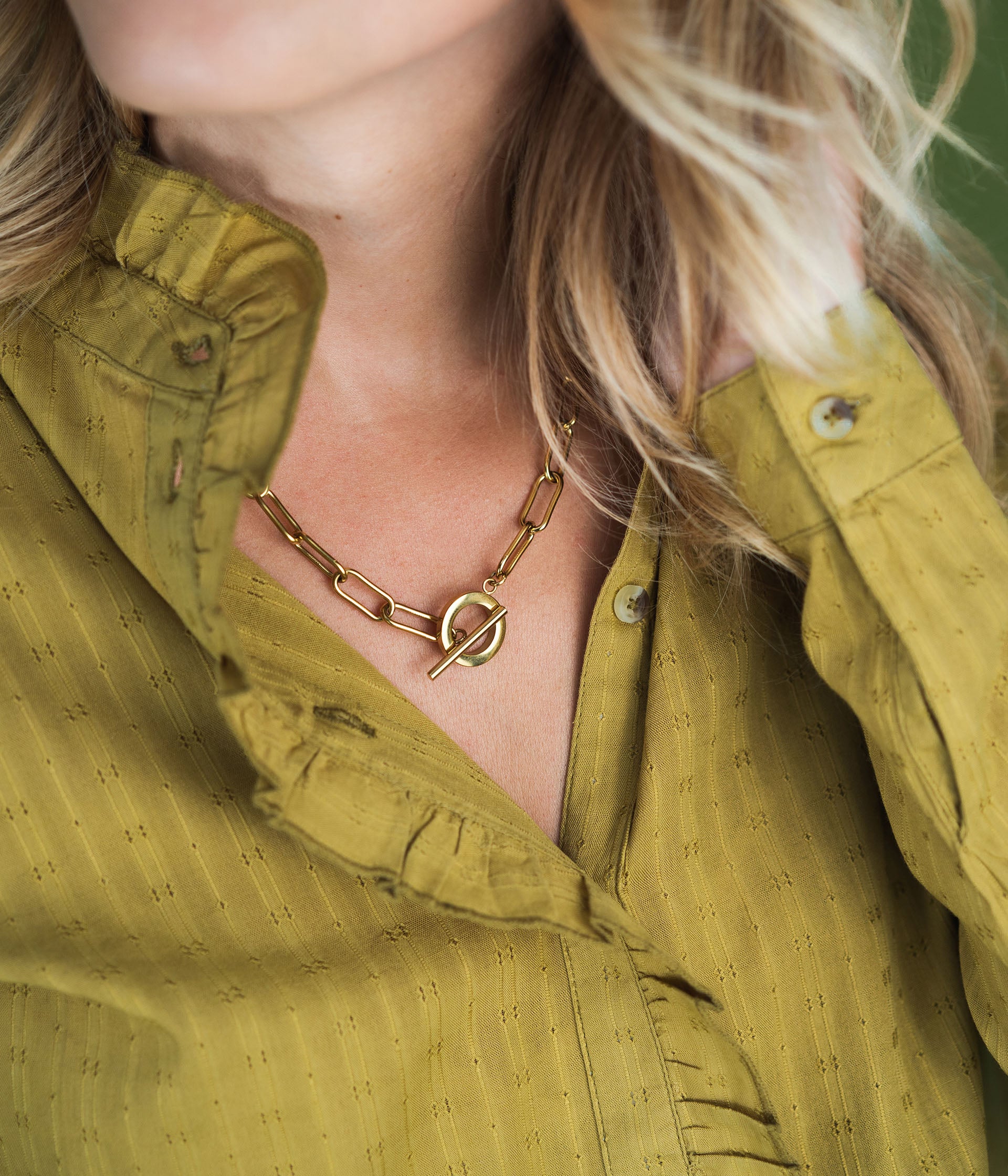 Andrea shop gold necklace